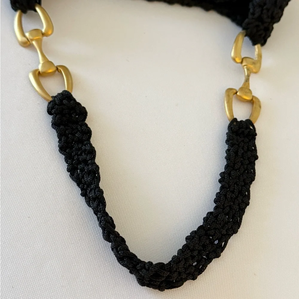 Black Crochet Bag - Picture 4 of 5